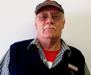 Gelukkige Roomys-man